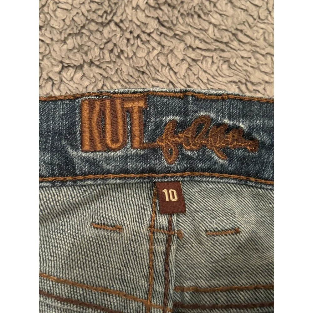 Kut From The Kloth Jeans Womens 10 Skinny Dark Wash Stretch Denim Ankle - Picture 2 of 6